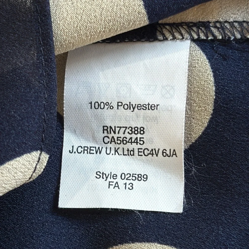 J. Crew Navy Hearts Top